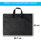 Transport bag for drawing board, drawing board, transport bag, A2 drawing bag, waterproof drawing board bag for art utensils, waterproof A2 art folder with handles, drawing folders