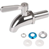 Roestvrijstalen drankdispenserkraan Vervangingskraan 304 Wijnsap Draaikraan Biertapwaterdispenser voor biervat of gals (16 mm)