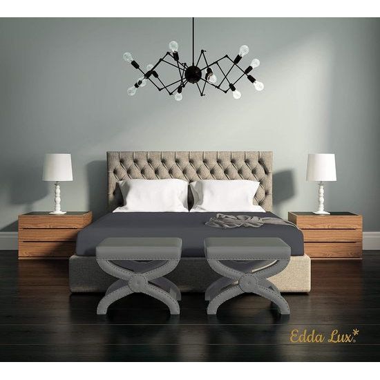 hoeslaken voor boxspringbed en matrassen tot 40 cm hoog, premium kwaliteit, katoen met 5% elastaan, densiteit 190 g/m2, verkrijgbaar in vele maten en kleuren. Hoeslaken.