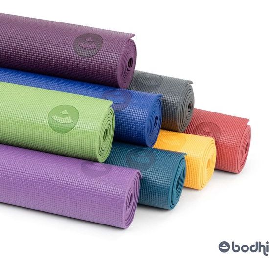 Yogamat ASANA van pvc, vrij van schadelijke stoffen, antislip en wasbaar, perfect voor beginners, oefenmat voor fitness, pilates en gymnastiek, 183 x 60 x 4 mm, in meerdere kleuren