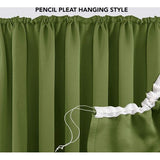 Verduisteringsgordijnen met thermische isolatie, plooiband, ondoorzichtig Blackout gordijnen met thermische isolatie, plooiband, ondoorzichtig.