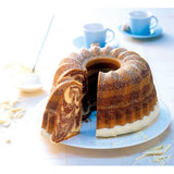 Klassiek 24 cm, Gugelhupf bakvorm rond, Gugelhupf bakvorm, taartvorm met antiaanbaklaag, gelijkmatig bruinen