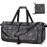 Opvouwbare reistas sporttas of weekendtas voor heren/dames - met schoenenvak, Aztec, 60L