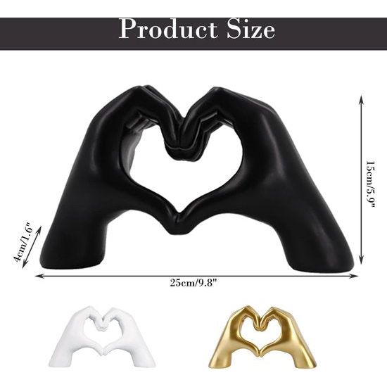 Decoratief figuur Zwart