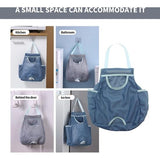 Plastic zakhouder, vuilniszakhouder, boodschappentas, plastic zakken, organizer, opvouwbaar, hangend, ademend, net-afvalzakken, herbruikbare plastic zakdispenser voor thuis en keuken, 2 stuks