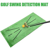 Golf Accustrike Swing Practice Mat voor Detection Batting, 30 x 60 cm, oefenmat van fluweel voor binnen en buiten, lichtgekleurde versies