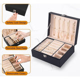 Sieradendoos Sieradenopbergdoos voor dames Sieradendoos Reizen PU-leer Sieradenopbergdoos Sieradenorganisator Sieradendoos Damescompartiment Verwijderbaar Dames/meisjes/vrouw Geschenken