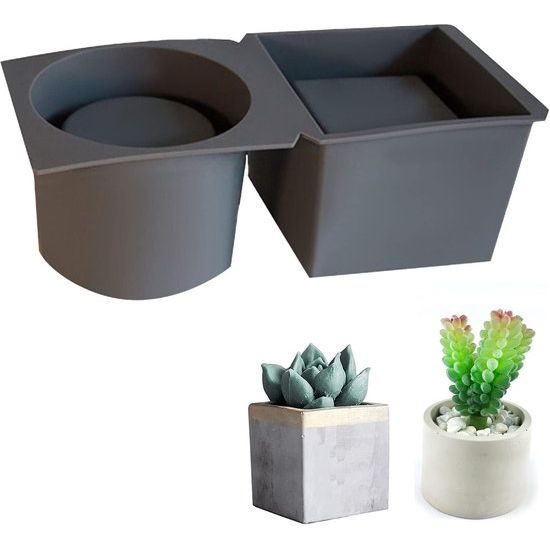 Siliconen vorm voor planten, bloempot, bloemenvorm, potplanten, bloempot van siliconen, handplanten, bloempot, cement, vazen, handwerk, tuin, decoratie in huis