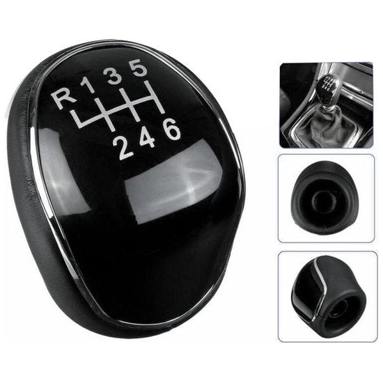 6 versnellingen auto versnellingspook auto PU lederen schakelknop schakelaar hendel