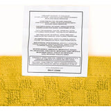 Set van 12 theedoeken, 38 x 64 cm, katoenen theedoeken, machinewasbaar (geel en wit)