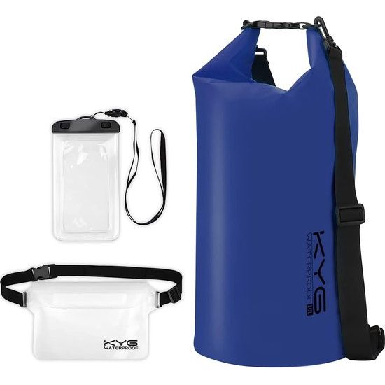 Dry Bag, donkerblauw, reisadapter