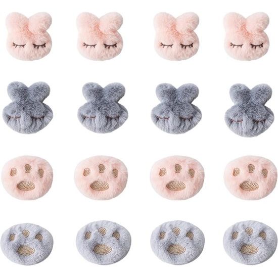 16 stuks pluche cartoon-dekbedclips, beddekenclips, beddekenhouder, anti-run, anti-slip klem, bedclip, dekbedovertrek, clips, quilt fixing