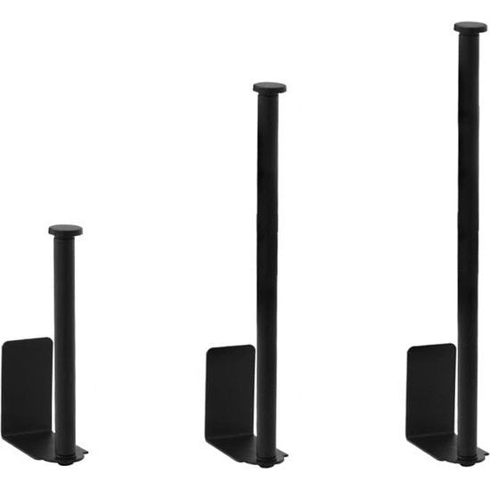 Vacumeerzakken en keukenrollen. Het gebruik van roestvrij staal materiaal uiterlijk. Voor keuken, badkamer, slaapkamer of woonkamer. (zwart)