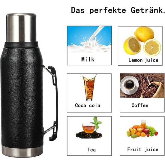 Classic Legendary Thermosfles Geïsoleerde Roestvrijstalen Drinkfles Thermos Fles Lekvrije Geïsoleerde Fles Dubbelwandig Thermos Houdt 50 uur