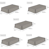 Hoeslaken voor diepe matrassen (32 cm) ATENEA, met volantruches bedvolants - bed 135cm - kleur lichtgrijs (135x190/200cm) Hoeslaken voor diepe matrassen (32 cm) ATENEA, met volantruches bedvolants - bed 135cm - kleur lichtgrijs (135x190/200cm)