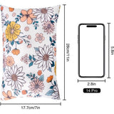 Klein kussen 11" x 7" afneembaar wasbaar bedrukt minikussen klein kussen voor baby-peuters huisdieren reizen nek-lumbale en kniesteun (28x18cm, bloemen, 1)