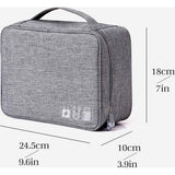 Kabeltassen, kabelorganizer, kabeletui, elektronica, accessoires, organizer, tas, universele tas voor tas, accessoires, mobiele telefoon, oplaadkabel, powerbank, USB-sticks, SD-kaarten, kabeltassen