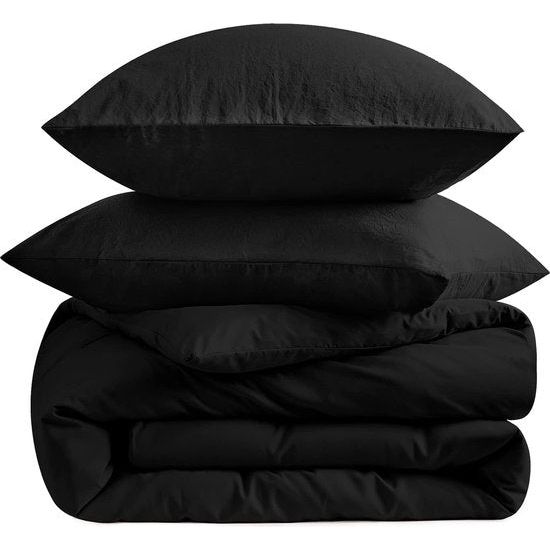 Dekbedovertrek 220 x 240 cm met 2 kussenslopen 65 x 65 cm, beddengoed voor tweepersoonsbed 200 x 200 cm, met ritssluiting, dekbedovertrek van microvezel, wit, 260 x 240 cm, 240 x 260 cm