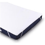 Waterdichte matrasbeschermer, 200 x 200 cm, %100 katoen, ademende matrasoplegger, matrasbeschermer zonder gekraak