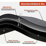 Zwarte afdruipmat, 60 x 40 cm, volautomatische onderlegger, afdruipmat, servies, absorberende afdruipmat voor de keuken, woonkamer