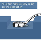 HRC38-45 Dubbele ringsleutelset, 10 stuks, 45 Koolstofstaal Metrisch 45 graden 6-32 mm Combinatiesleutelset