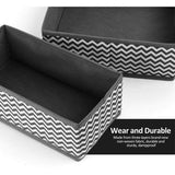 Opbergdoos, 10 stuks, opvouwbaar, organizer voor goederen, sokken en zee voor in lade, doos, bord