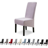 Stoelhoezen, XL, set van 4 stretch stoelhoezen, schommelstoelen, XL voor eetkamerstoelen, spandex, universele stoelhoezen, grote eetkamerstoelhoezen, voor stoel, eetkamer, hotel, banket