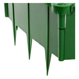 Slakkenhek en bloembedrand | Slakkenbescherming, slakkenbarrière, slakkenbarrière voor de tuin - geen chemicaliën | Plug-in-systeem - eenvoudig, effectief en uitbreidbaar | Kunststof | Groen | 1 meter