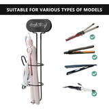 Stijltang, wandhouder, houder voor stijltang, krultang, metalen wandhouder, zonder boren voor stijltang, stijltang, stijltang, stijltang, zwart