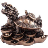 Drakenschildpad, Ivoor - Veel geluk, succes en bescherming, goud