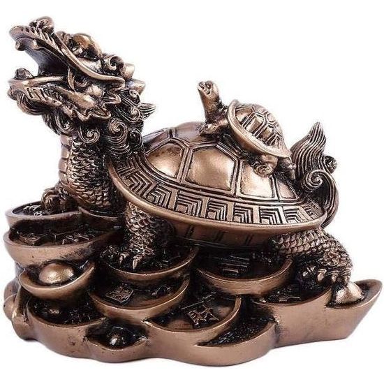 Drakenschildpad, Ivoor - Veel geluk, succes en bescherming, goud