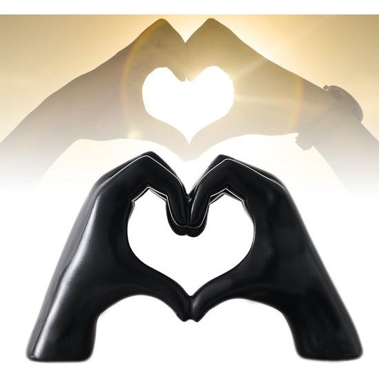 Decoratief figuur Zwart