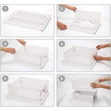 Opbergdoos, wit, kast, organizer, kledingkast, organizer, opbergmand, opbergsysteem, stapelboxen, kist, kunststof kast, keukenkast, organizer, vouwdozen