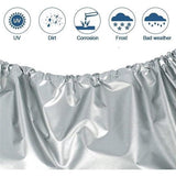 Bandafdekkingen voor campers, 4 stuks, waterdichte RV wielbeschermhoezen, universele wielafdekking voor caravan, aanhanger, camper, auto, vrachtwagen (27-29 inch)