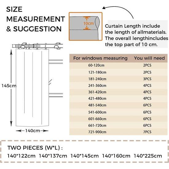 Vitrage, voile stof, halfdoorzichtig, kort, met ingestanste ringen, linnenlook, voor woonkamer, slaapkamer, kinderkamer, beige, 160 x 140 cm (h x b), 2-delige set
