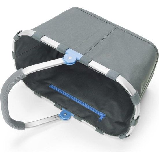 Basalt, stevige boodschappenmand met veel opbergruimte en praktische binnenzak, elegant en waterafstotend design