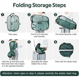 Opvouwbare wasmand, 2 stuks, 70 liter, pop-up wasmand, inklapbaar, groot met mesh, 36 x 36 x 58 cm, laundry manden met handgrepen, opvouwbare stoffen mand, statiegeldflessen, verzamelbak