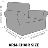 Dikke fluwelen stoelhoezen voor stoel, super stretch, antislip bankovertrek, 1-zits, honden, katten, huisdieren, woonkamer, 1-delige elastische bankbeschermer, stoelhoes, 1-zits, kaki