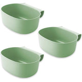 Opvangbak voor keukenafval om op te hangen, vuilnisemmer, luiertafel, organizer, hangend opbergen, keuken, afvalmand, huisvuil, container, wasbak voor keukenkast, commode, badkamer, kantoor, 3 stuks