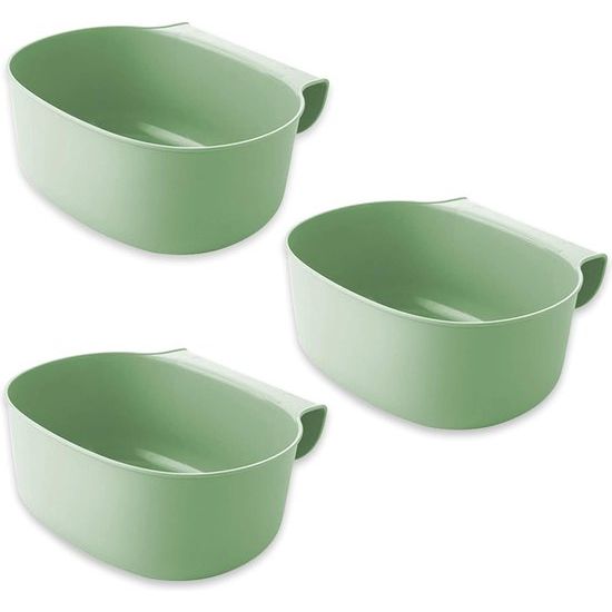 Opvangbak voor keukenafval om op te hangen, vuilnisemmer, luiertafel, organizer, hangend opbergen, keuken, afvalmand, huisvuil, container, wasbak voor keukenkast, commode, badkamer, kantoor, 3 stuks