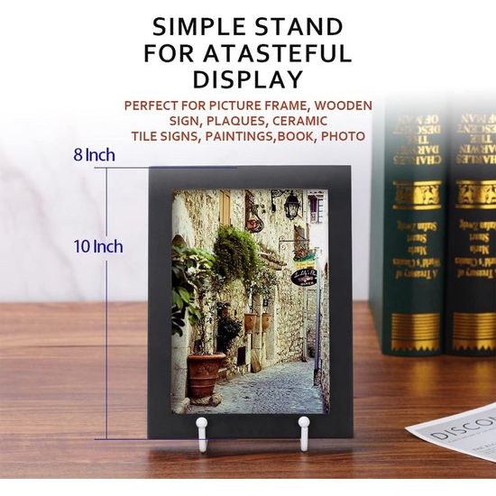 IJzeren standaard voor het weergeven van foto's, boeken, kunstwerken