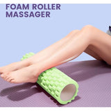 Foam Roller Fasciarol - Foam Roller - Fitness Massagerol voor Triggerpoint Massage in rug, nek, benen tijdens fasciatraining met de Gymnastiekrol voor Mannen Vrouwen. 33 x 14 cm