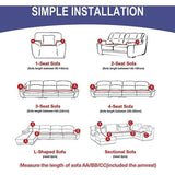 Bankhoes, 4-zits, elastische stretch spandex, bankovertrek, antislip, wasbaar, bankovertrek voor bank, met armleuning, bordeauxrood orchidee