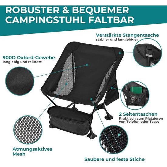 Campingstoel Opvouwbare Camping Stoel Draagbare Campingstoel Vouwstoel Ultralicht