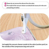 XL-vacuümzakken (110 x 80 cm) - grote vacuümzakken voor dekbedden, kleding, veren beddengoed, vacuümopbergzakken, 3 stuks voor kleding, dekbedden, beddengoed (3 stuks)