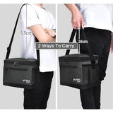 Lunchtas geïsoleerd voor mannen, 7,8 liter, koeltas, picknicktas met verstelbare schouderriem, thermotas, lekvrij, opvouwbaar, voor werk, fitness, onderweg, school