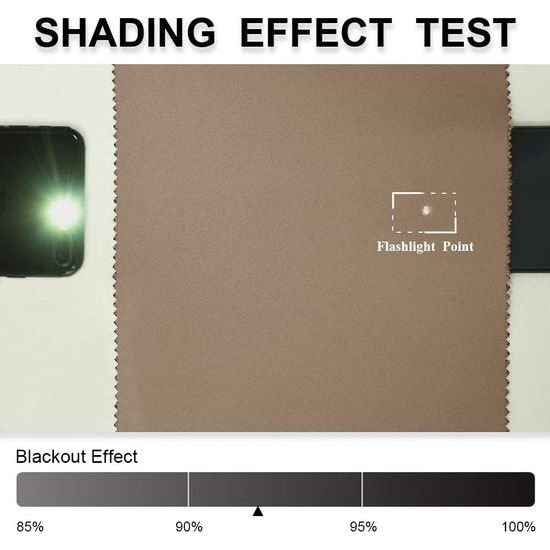 Ondoorzichtige gordijnen met inslagringen, thermogordijn kinderkamer, gordijnen, ondoorzichtig, verduisteringsgordijn, gordijnen, set van 2, H 145 x B 140 cm, cappuccino