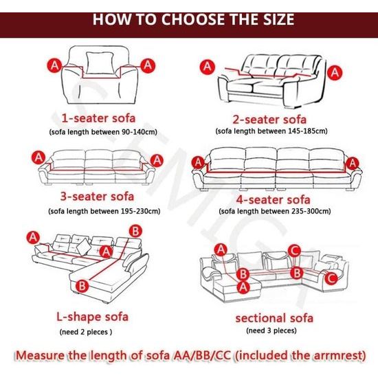 Bankhoes, stretch bankovertrek, 1/2/3/4-zetel, bankovertrek, anti-huisdierkrassen, bankovertrek, geschikt voor banken met armleuningen (twee voor L-vormige hoekbanken)