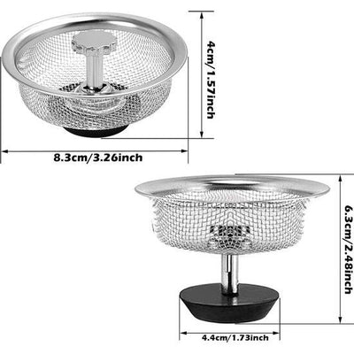 Roestvrij Staal Gootsteen Filter Multi-gat Gootsteen Zeef Stop Gootsteen Accessoires