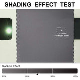 ondoorzichtige verduisteringsgordijnen met oogjes, thermisch gordijn, verduisteringsgordijn tegen koude en hitte, gordijnen voor slaapkamer, grijs, 175 x 140 cm (H x B), verpakking van 2